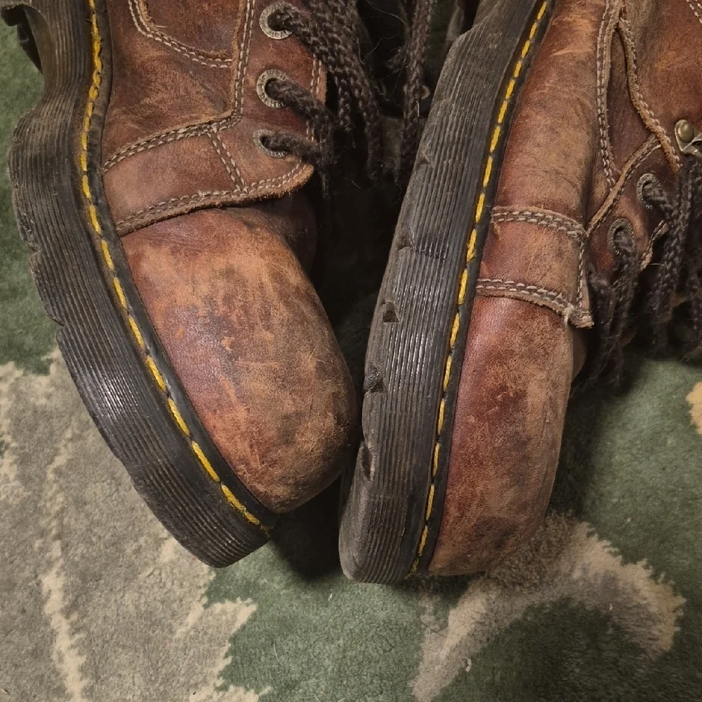 Dr. Martens Distressed Brown Men's Boots
